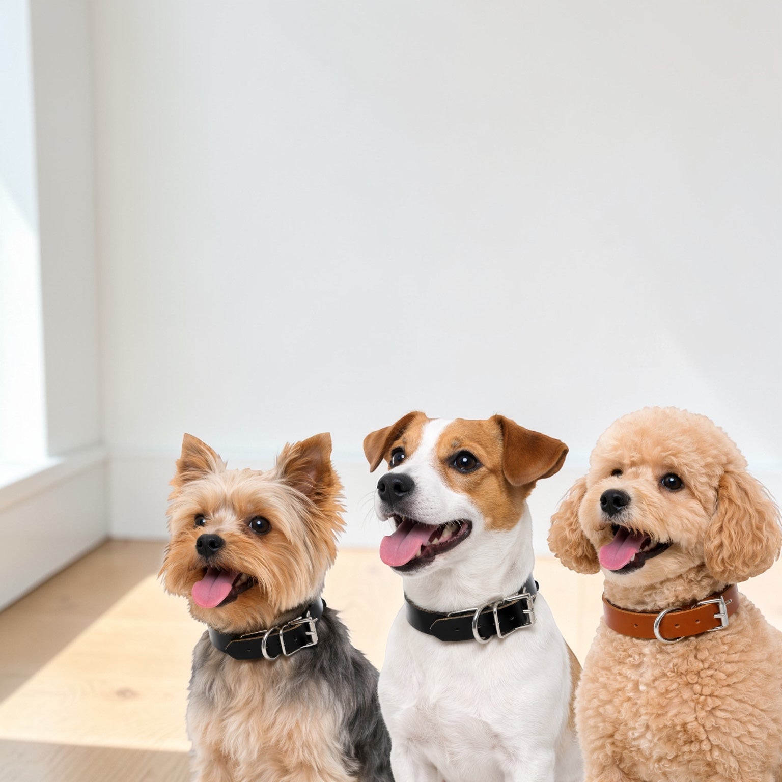 Genuine Leather Dog Collar | Minimalist Adjustable Collar for Dogs | Warewoof House