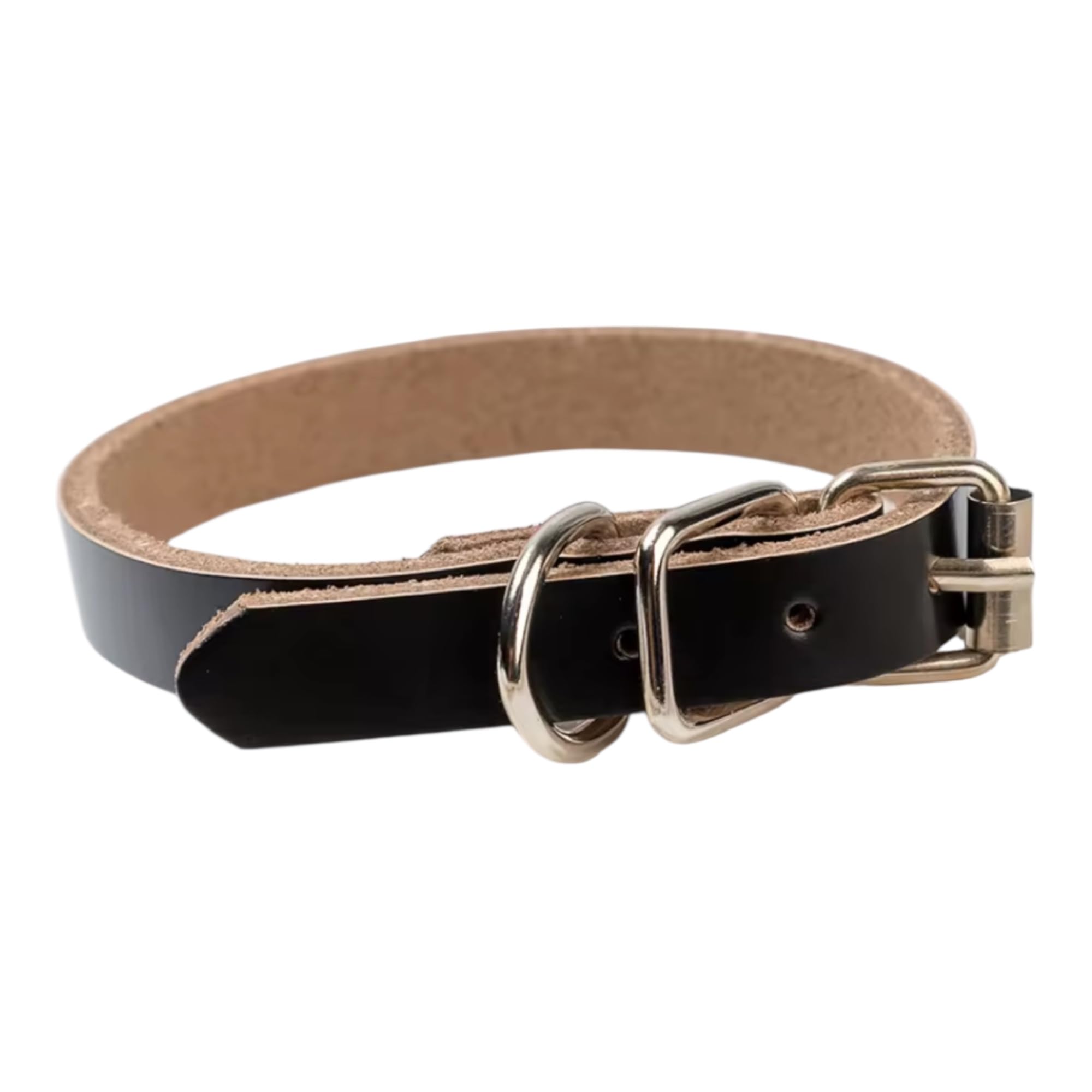 Genuine Leather Dog Collar | Minimalist Adjustable Collar for Dogs | Warewoof House