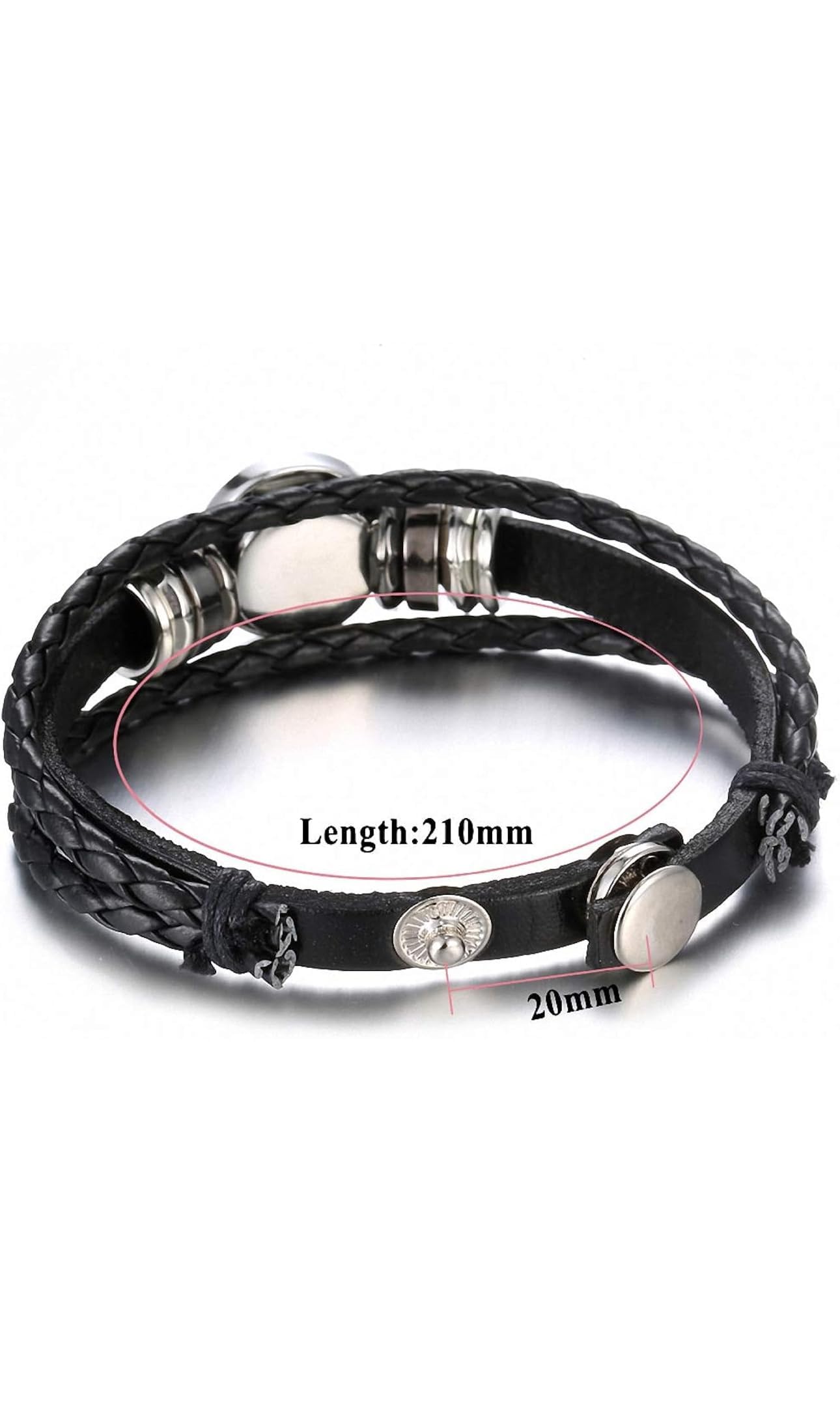Extra Pet Parent Leather Cuff Add-On | 18mm Snap Compatible | Warewoof House