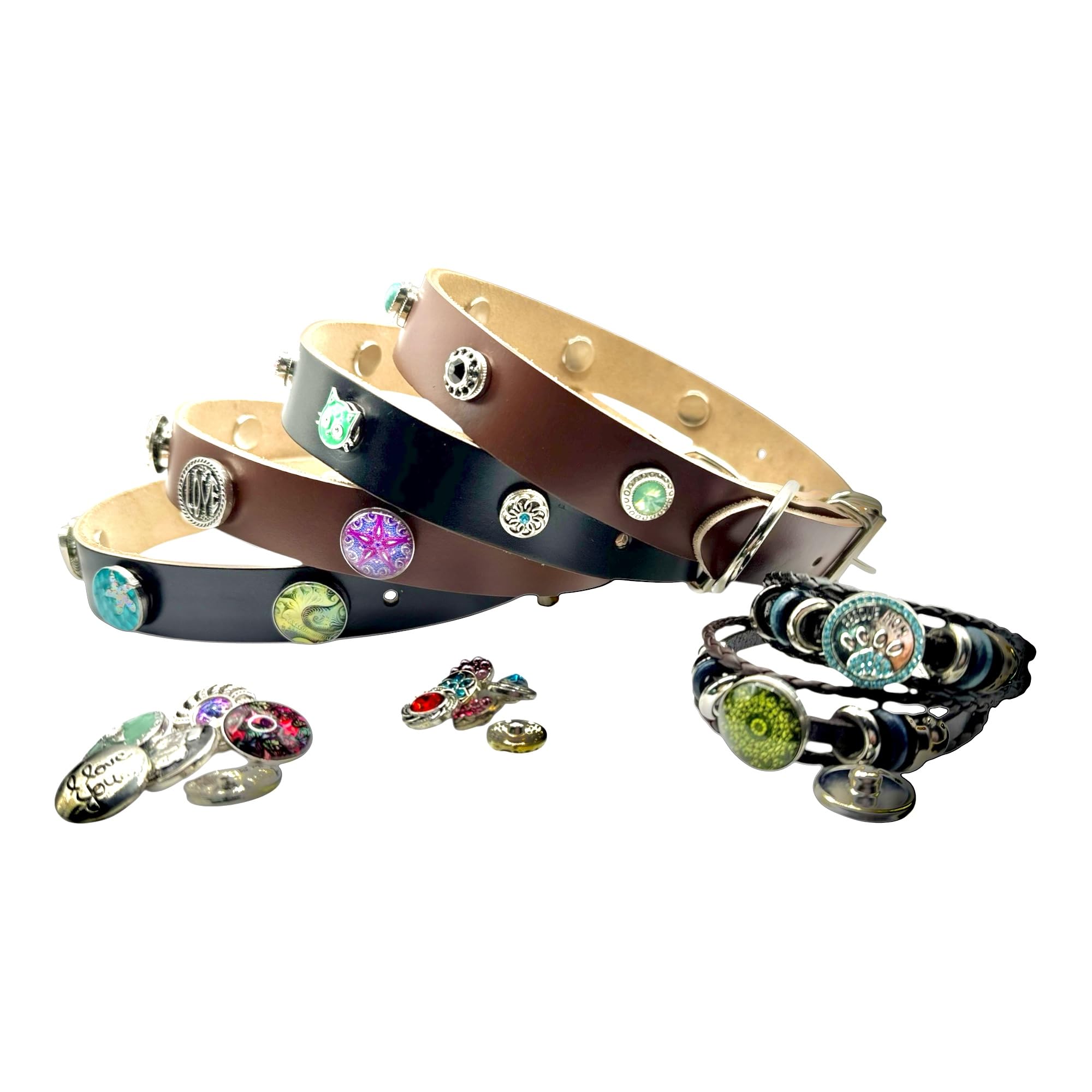 Interchangeable Snap Charms Collection Pack | Mixed Designs (12mm or 18mm) | Warewoof House