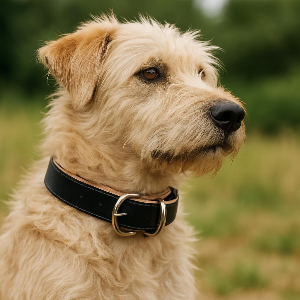 Genuine Leather Dog Collar | Minimalist Adjustable Collar for Dogs | Warewoof House