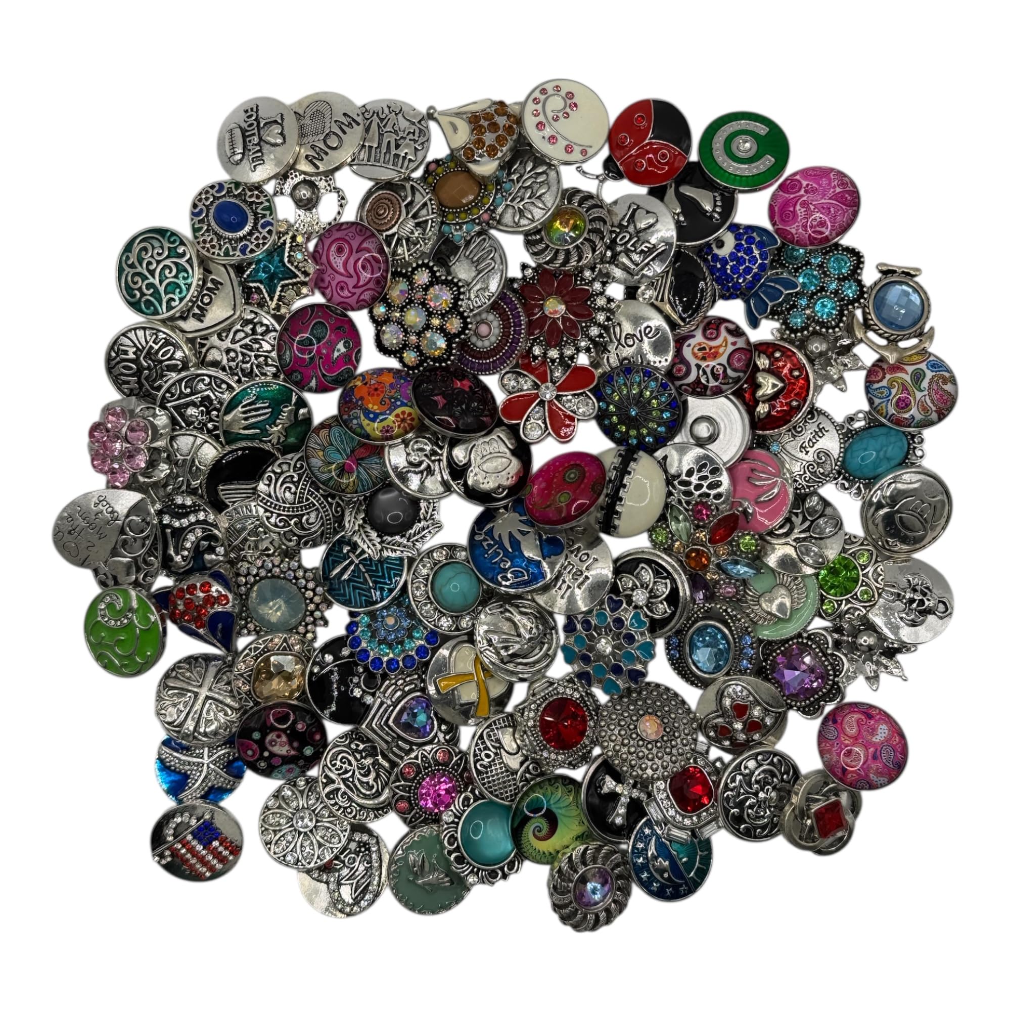 Interchangeable Snap Charms Collection Pack | Mixed Designs (12mm or 18mm) | Warewoof House